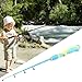 SOUUXIU 51in/130cm Telescopic Fishing Rod for Kids Portable Fiberglass Fishing Pole Lightweight Durable Collapsible Fishing Rod for Children