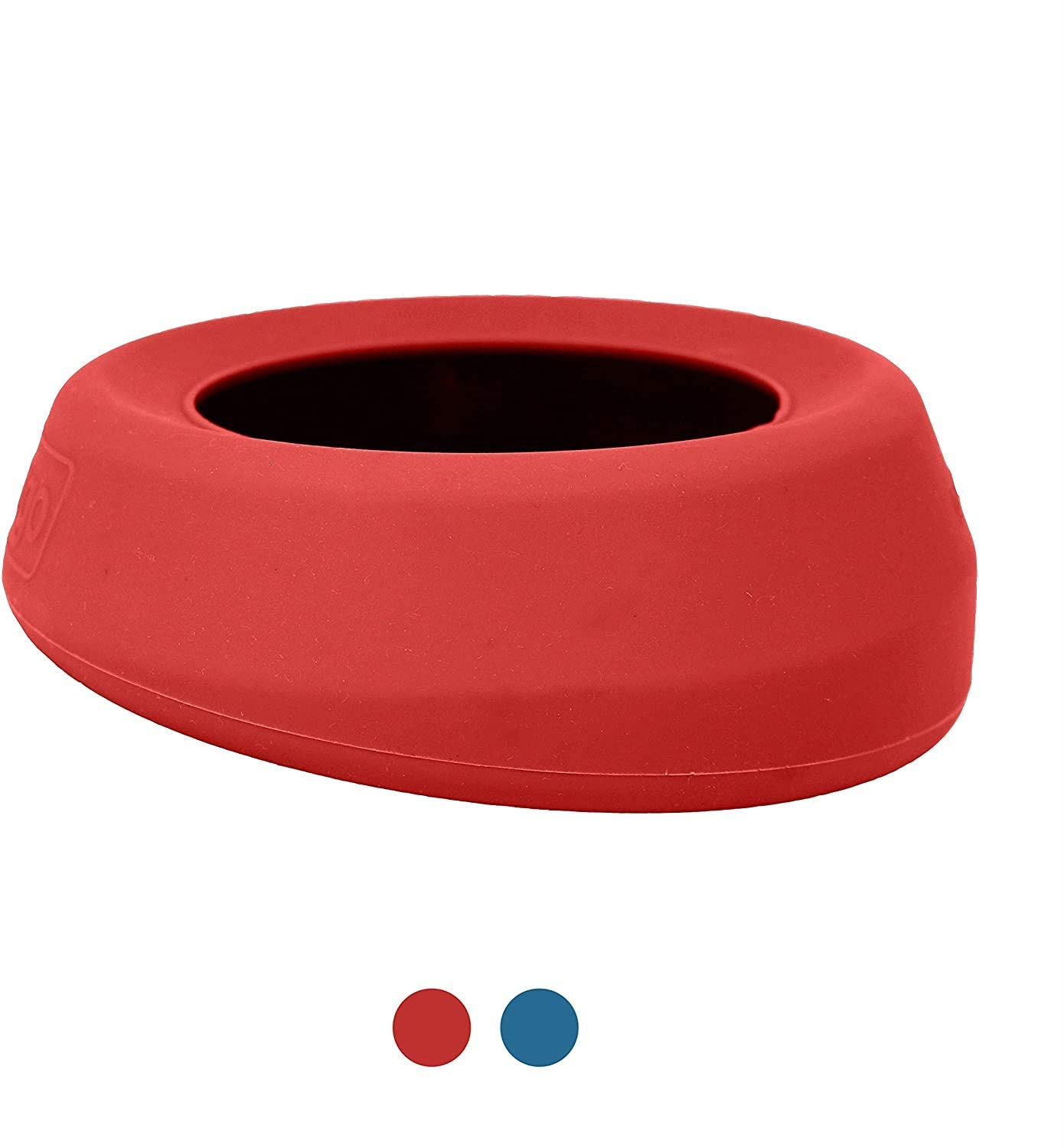 Kurgo K81063 No Spill Dog Travel Bowl | Portable No-Mess Water Bowl for Dogs | Splash Less Pet Bowl for Car Travel | Dog Travel Accessories | Splash Free Wander Water Bowl | 24 oz, Chili Red