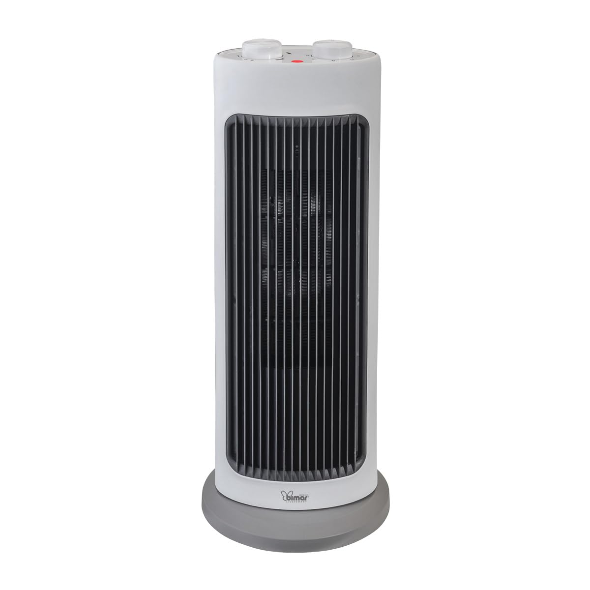 Bimar HP128 Stufetta Elettrica a Colonna, Termoventilatore PTC Elettrico 2000W a Basso Consumo, Termostato Regolabile e 2 Potenze di Riscaldamento, Oscillazione Automatica Destra-Sinistra