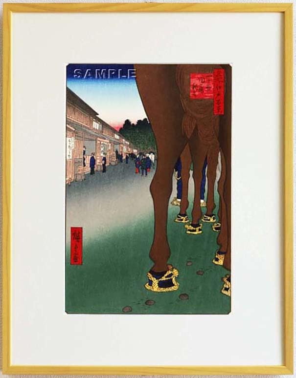 歌川広重版画 楽天市場】【公式】京都徳力版画館 木版画復刻版 浮世絵 歌川広重 京都