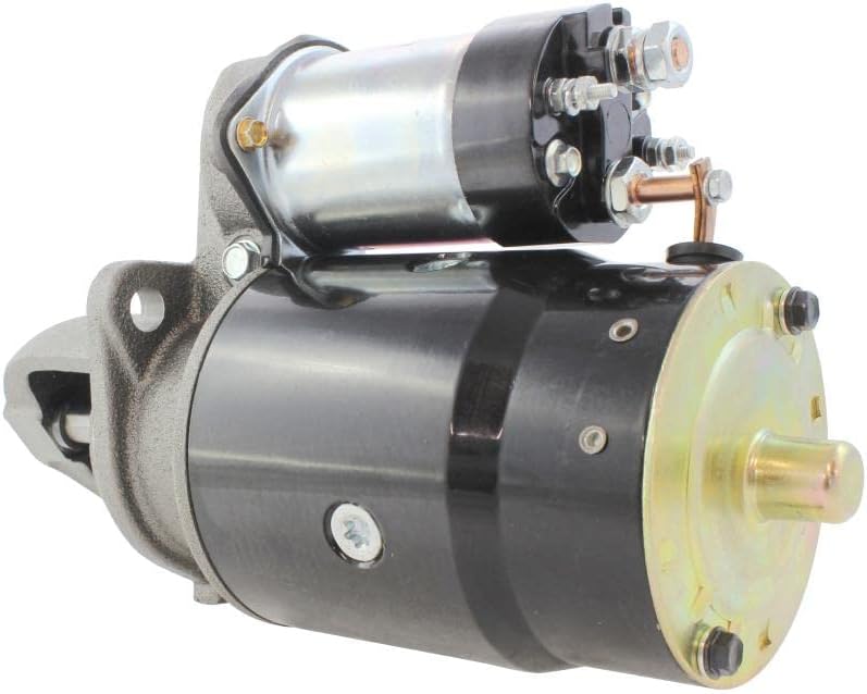 New USA! Made 12V Hi Torque Starter Compatible with Case/IH 2444 1968 1969 1970 International Ag Tractor 424 444 B-242 Replaces 1108323 1109589 104192A1 396587R91 323-656 TS-1229 44-4565 91-01-4179