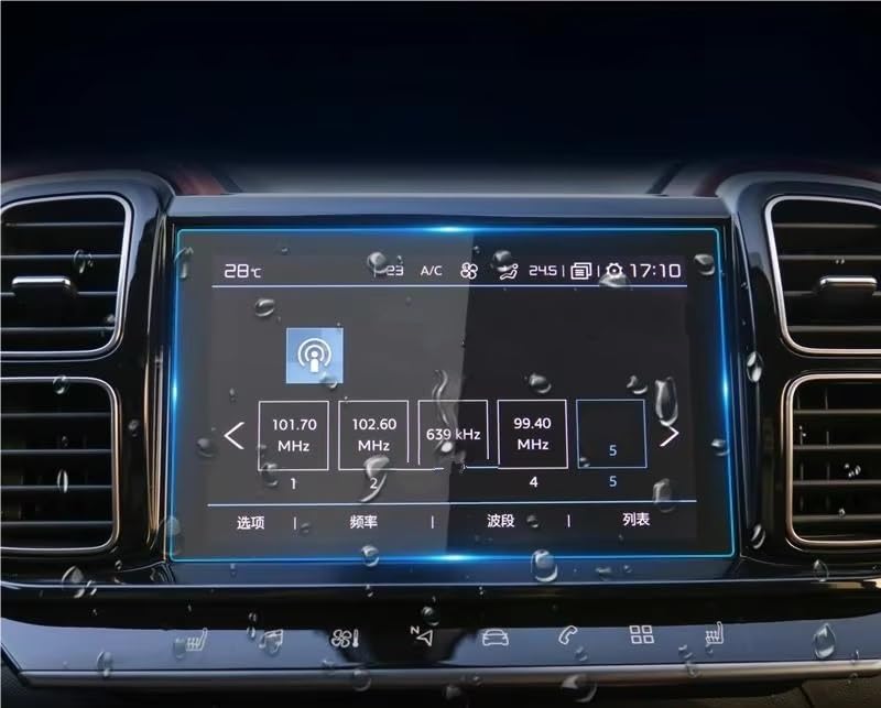 Écran tactile C5 Aircross cassé évitez les rayures avec ce verre trempé