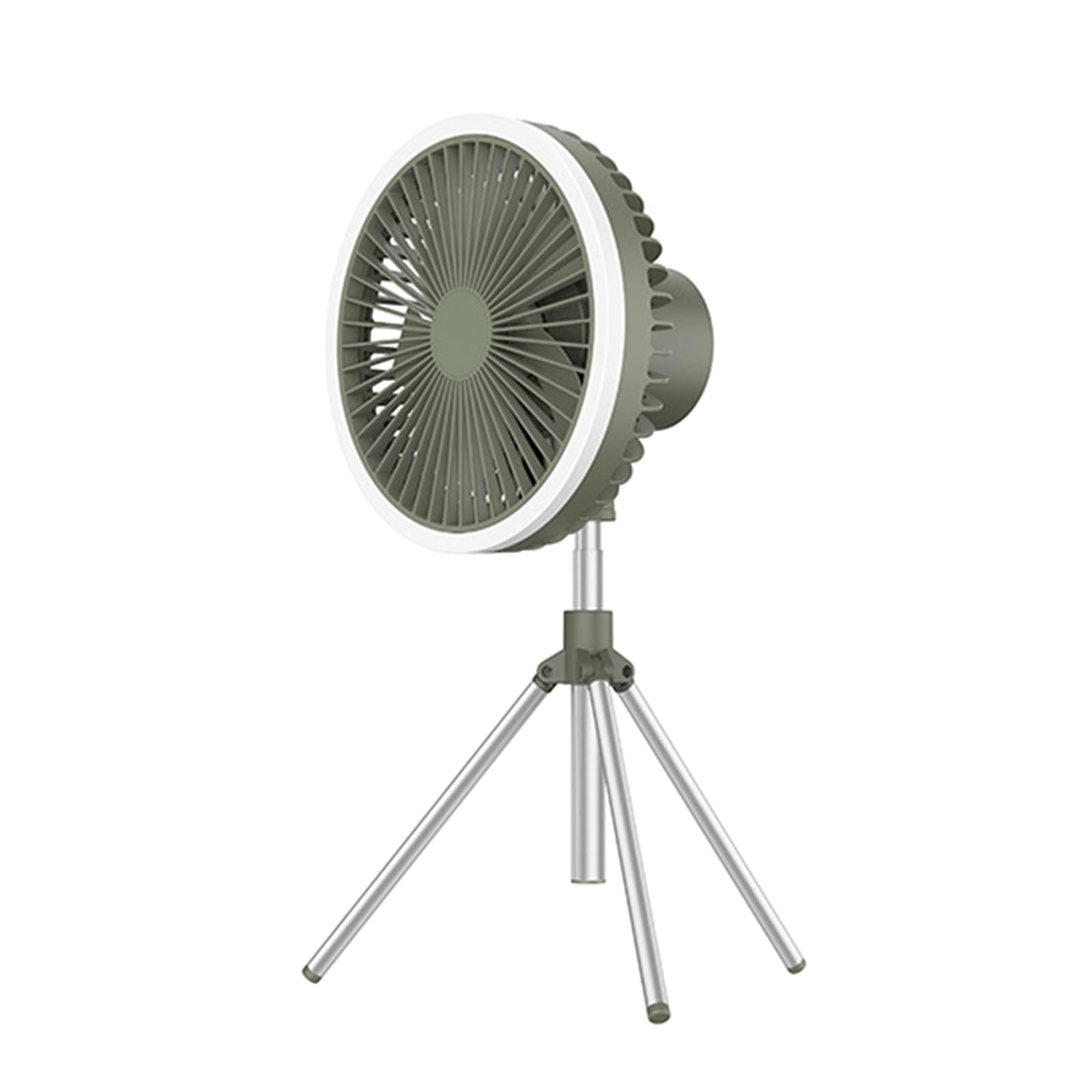 Ventilatore da tavolo con telecomando da 10000 mAh, ventilatore da soffitto con luce a LED e treppiede, per ragazzi e ragazze, per viaggi, vacanze, spiaggia