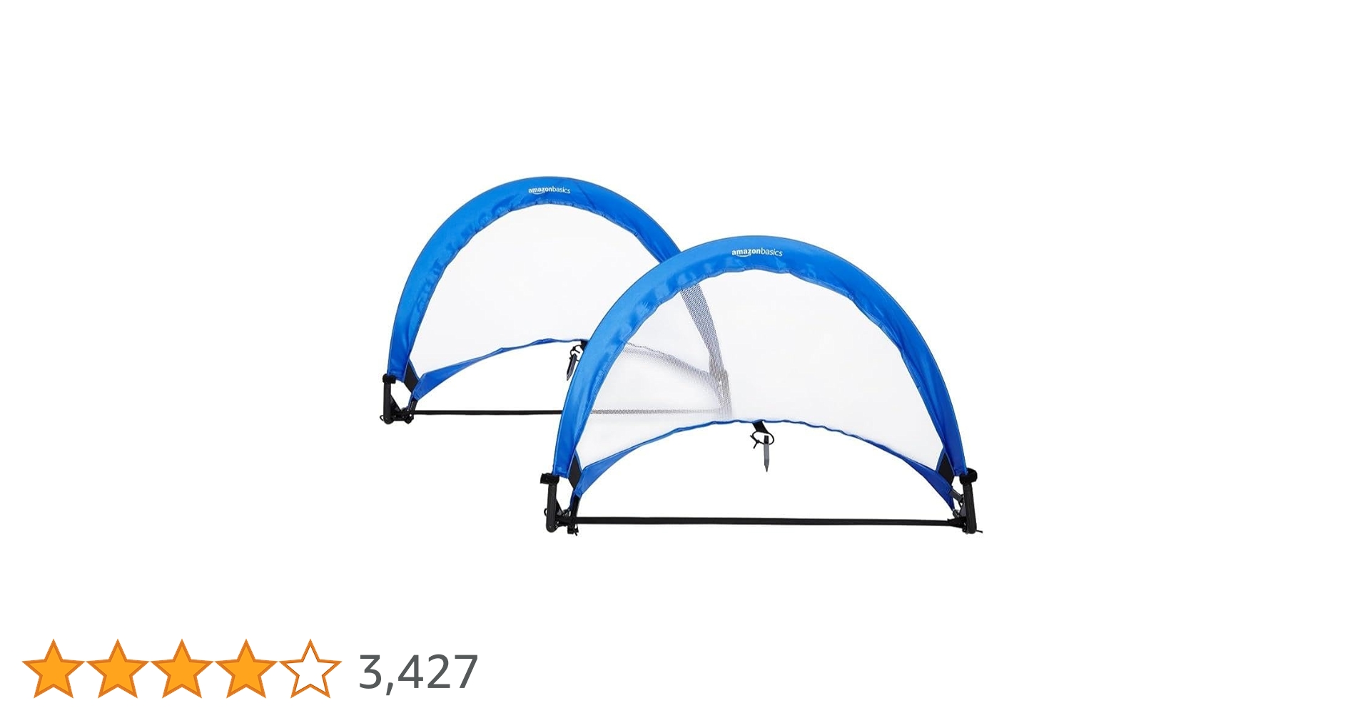 ★専用★Amazonベーシック ポップアップ式ゴールセット、キャリーケース付き Amazon | Amazonベーシック サッカーゴール ポップアップ式