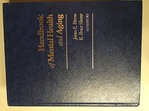 Handbook of mental health and aging 0133802612 Book Cover