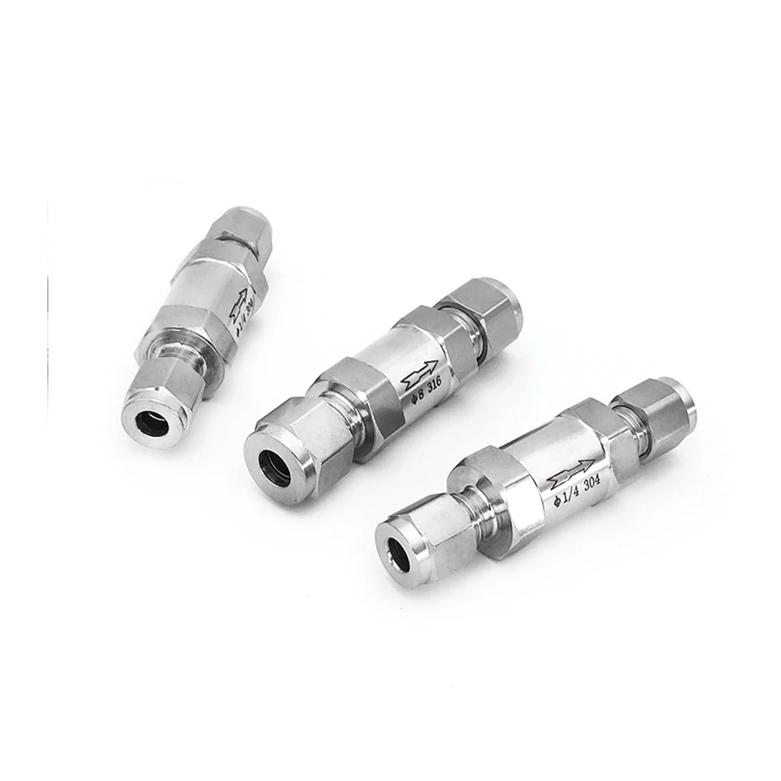 Clapet anti-retour inox SS316 de haute précision pour circuits fluides exigeants