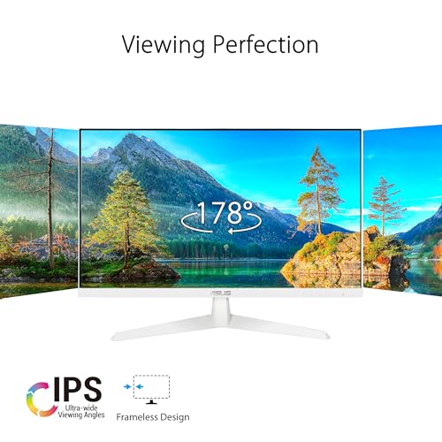 ASUS Eye Care 23.8” 1080P Gaming Monitor (VY249HF-W) – Full HD, IPS, 100Hz, IPS, SmoothMotion, 1ms, Adaptive Sync, Eye Care Plus Technology, Blue Light Filter, Flicker Free, 3 yr Warranty - Image 3