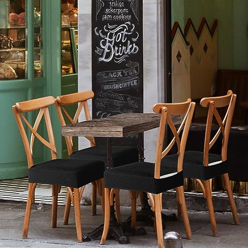 Coprisedie Set di 6 Coprisedie per Sedia Jacquard