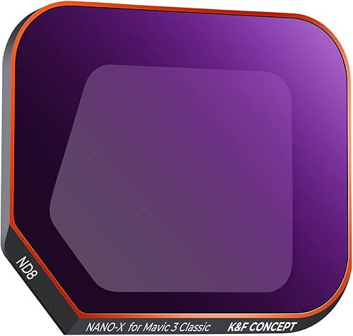 K&F Concept Mavic 3 Classic ND8 (3 Stop) Filtro de lente, 28 filtros de densidad neutra multicapa compatible con DJI Mavic 3 Classic Drone
