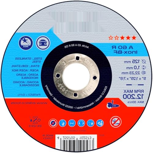 Disco de corte de metal de 60 mm, material INOX, diseñado para cortes precisos y duraderos. Diseñado para: bricolaje, metalistería, industria.