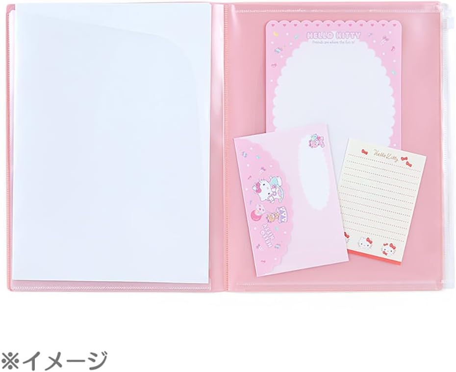 Sanrio 549801 Pochacco Zippered 6-Pocket Clear File