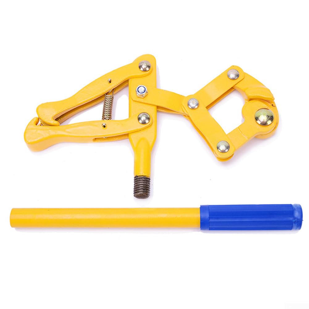 Kohlenstoffstahl Drahtspanner 1,2m für kette Robust Kohlenstoffstahl | Einhandbedienung, 1,2m für kette für Hebelwirkung, effizientes Spannen, für ideal für Zäune, einfache Handhabung