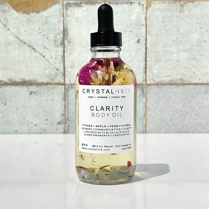 Crystal Irie Clarity Body Oil - Moisturizing Hydrating Oil