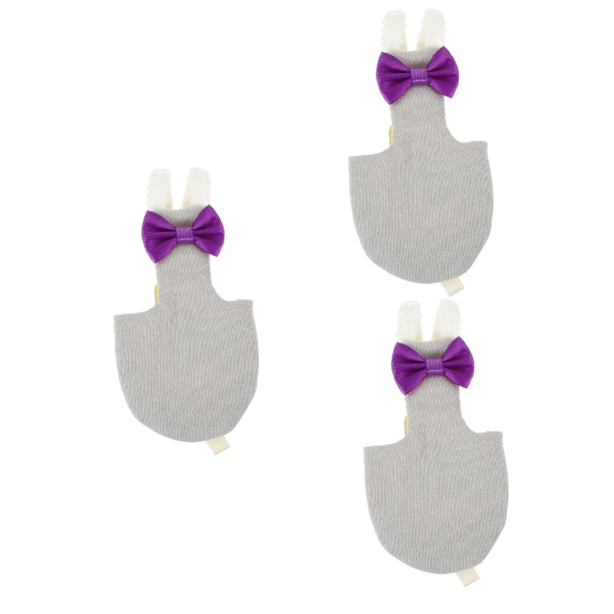 Yardwe 3 Piezas Pañales Aves Voladoras Chaleco Vuelo Loros Pañal Pájaro Bowknot Pañal Canario Accesorios para Jaulas Periquitos Pañal Pollo Algodón Ropa Pájaro Loro