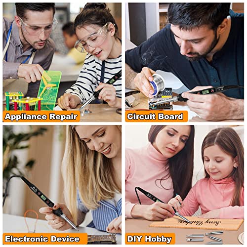 Image of ZIBUYU Mini Electric Soldering Iron 80W Temperature Adjustable Electric