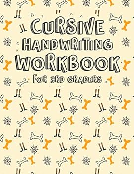 Paperback Cursive Handwriting Workbook for 3rd Graders: Learning and Writing the Capital Letters in Cursive. Halloween Cursive Writing Practice Workbook. Cursiv Book