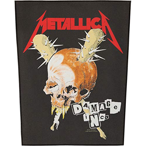 Metallica men's damage inc back patch black