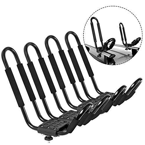 Buy HECASA Universal Kayak Carrier JBar Rack 2 Pairs Canoe Boat Rack