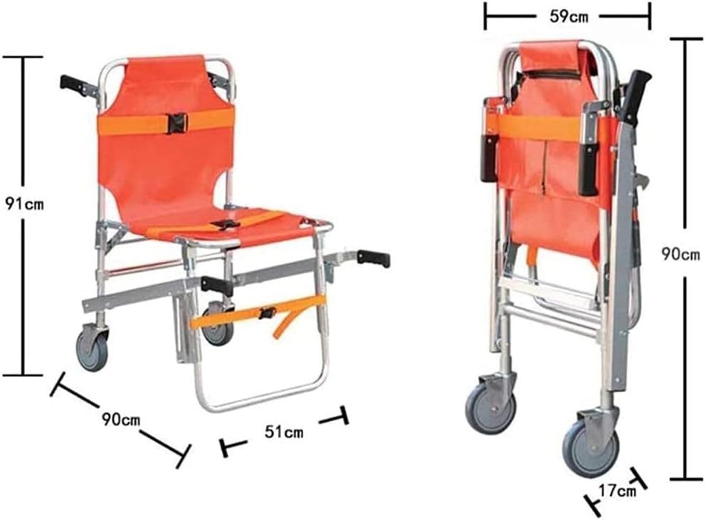 EMS 医療用椅子 階段昇降 折りたたみ式 クローラー 避難椅子 救急車 折りたたみ式 クライミング 階段昇降 車椅子 容量 350