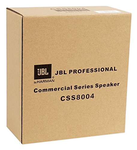 JBL Professional CSS8004 Commercial Series 5-Watt Ceiling Speaker, 4-Inch, White - image 8