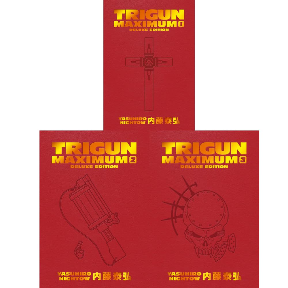 Trigun Maximum Deluxe Edition Ultimate Collection Volumes 1-3 Bundle