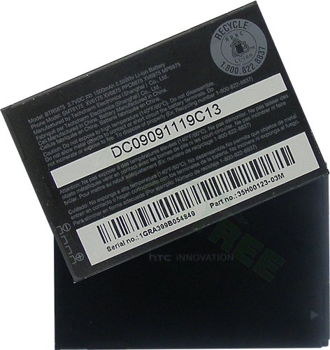 HTC OEM BTR-5875 BATTERY FOR Dash 3G Hero XV6175 EVO 4G