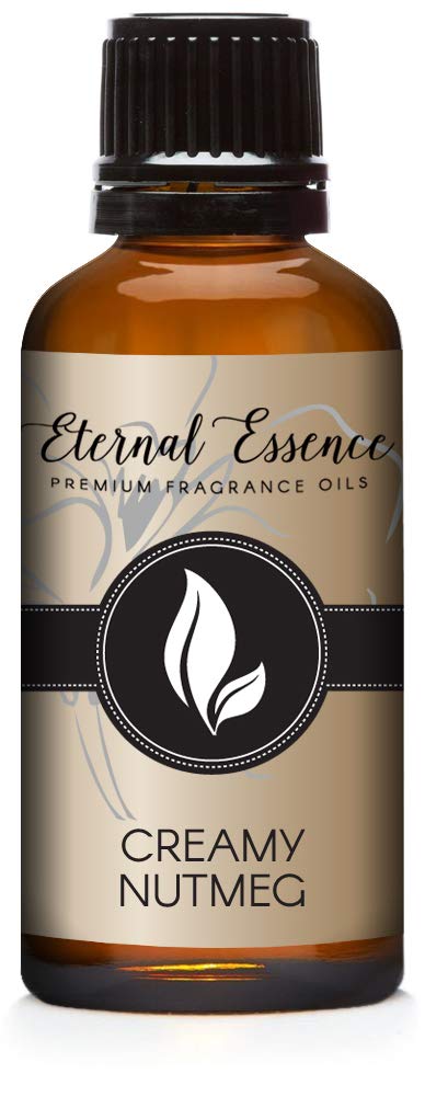 Eternal Essence Oils Creamy Nutmeg 30ml Premium Fragrance Oil - for Candle, Soap Making, Aromatherapy, Diffusers, Home Care, &amp; Humidifiers