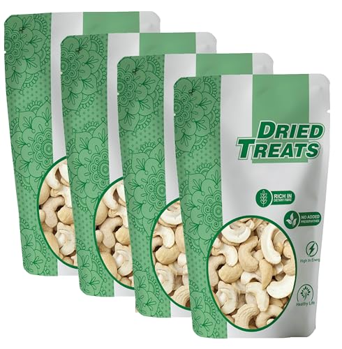 Image of Dried treats Kaju Tukda (Cashew Broken) 800 Grams (200gm X 4) | High Protein Cashew Kernels for Energy, Fiber and Immunity | Delicious Crunchy Nutritious Small Size Cashew Nuts | Tasty Chota Tukda Kaju for Kheer, Halwa and Biryani