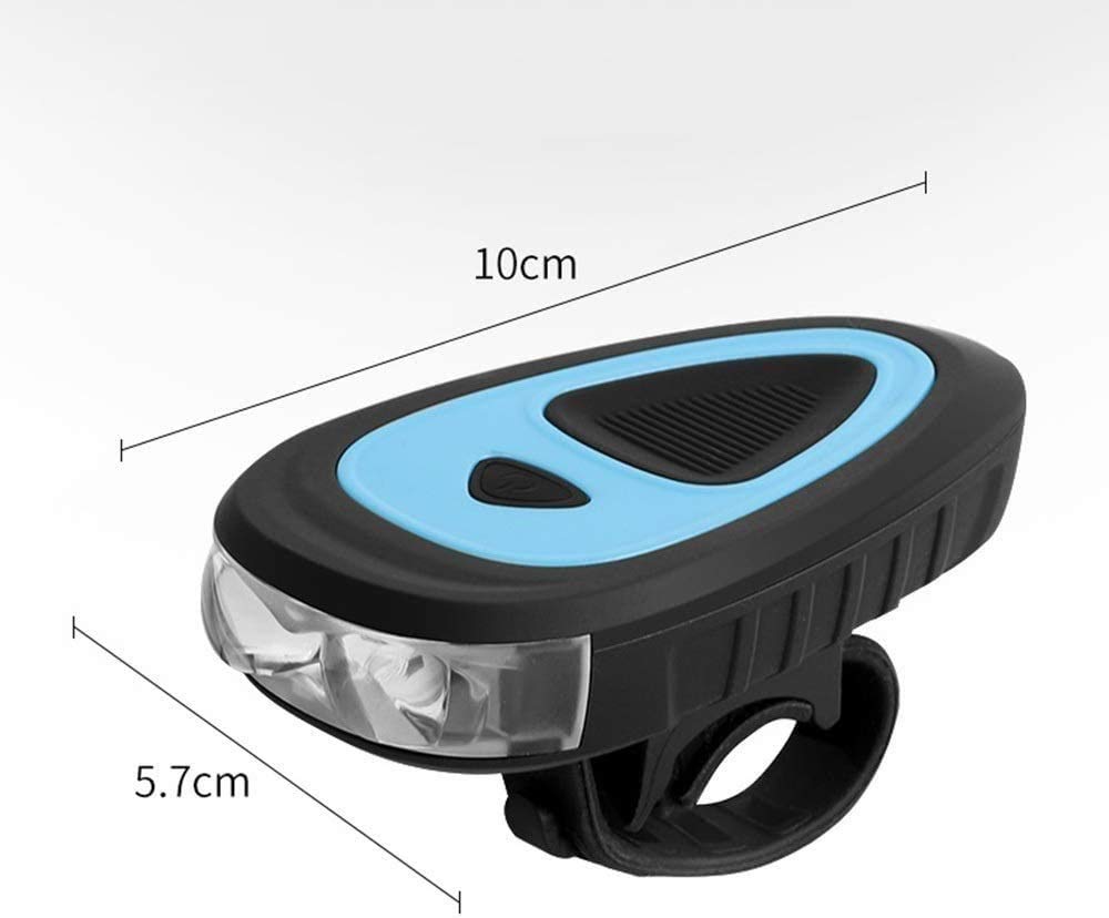 Luz de Bicicleta Recargable, luz de Bicicleta, Faro de la Bicicleta Brillante para Las Bicicletas de la Calle de la montaña Frente, Linterna de Mano LED, batería y Cargador Incluido