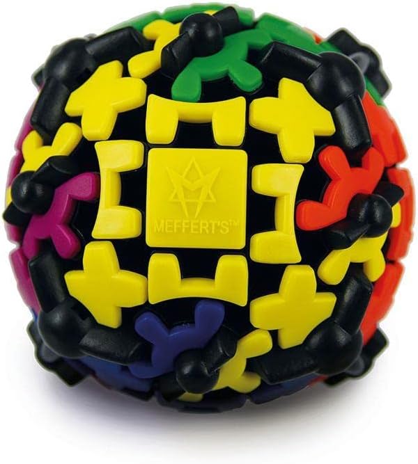 iTrend Gear Ball - Single Player Brainteaser Puzzle Toy - Brilliant Brainteaser with Thousands of Challenges - Multi-Colour, Robust and Travel-Friendly Puzzles - Endless Hours of Fun