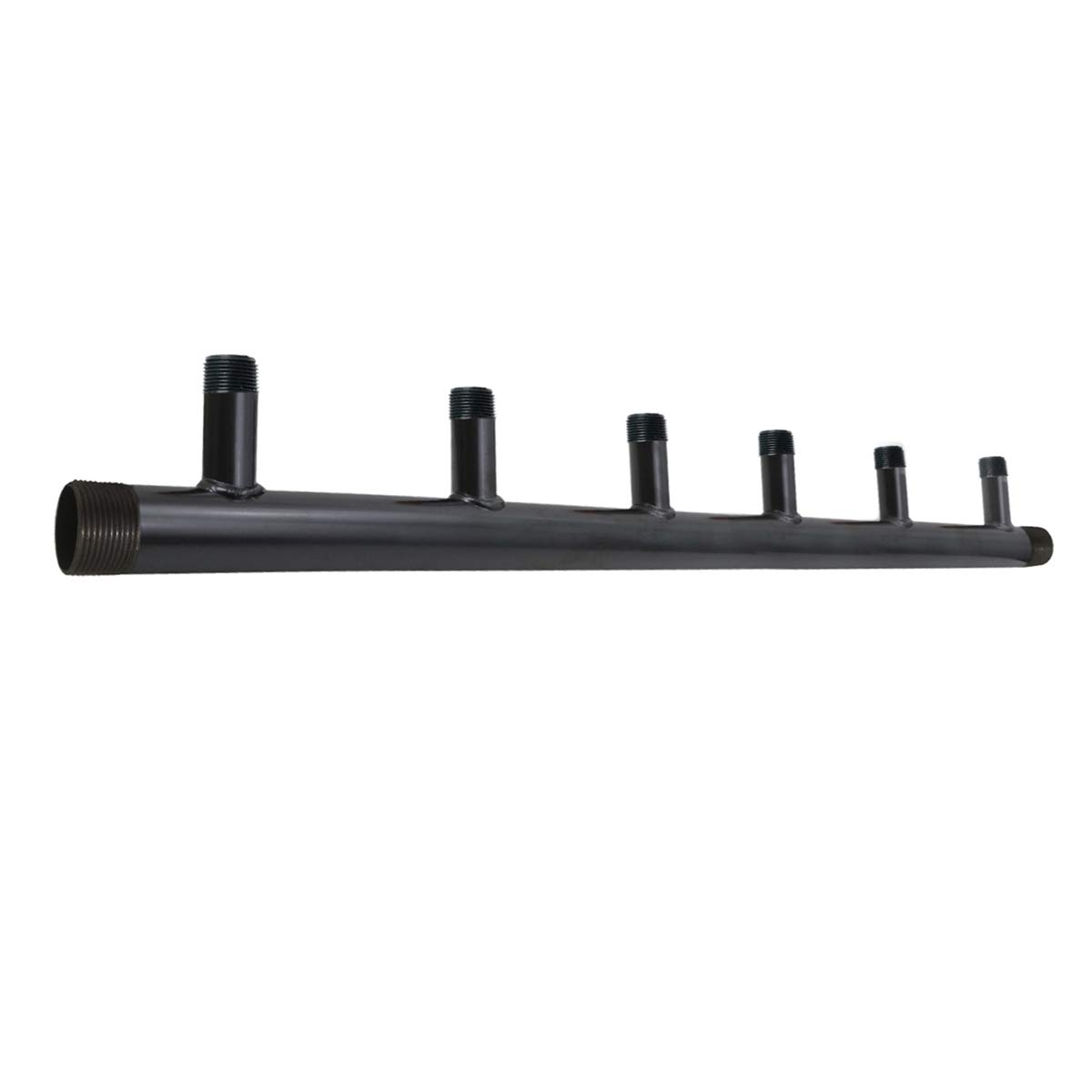 Amazon.com: Midline Valve TI6-1510-6 Steel Manifold for Boiler Room Heating  System; 1-1/2'' Main Pipe with 6 Branches of 1'' : Everything Else