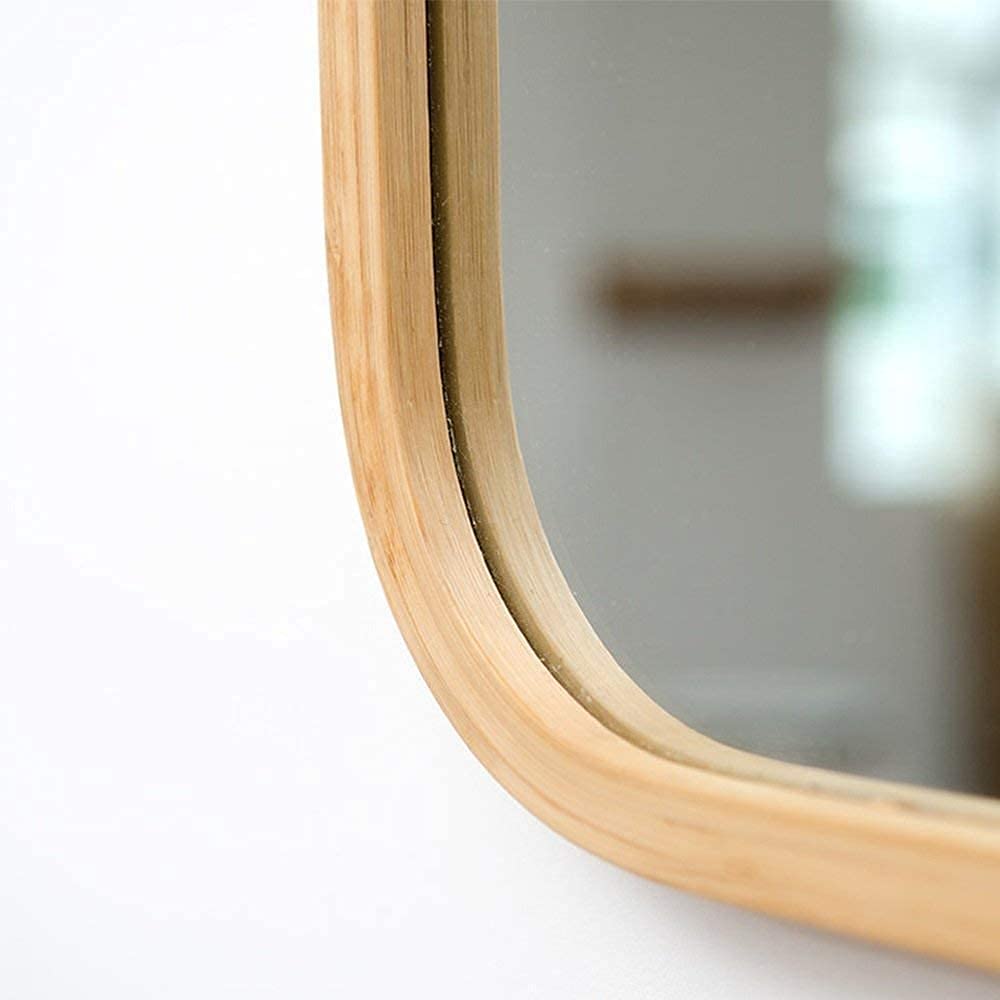 Specchio Espejo Espejo, baño, Montaje en Pared, Tocador, Espejo Redondo Nórdico para Colgar en la Pared Inodoro Espejo de baño Espejo de Tocador de Pared baño Espejo Pequeño (Tamaño: Bei