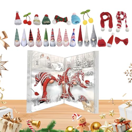 Calendrier de l'lutin de Noël en décorations mignonnes pour table