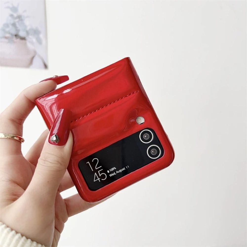Funda de Lujo para teléfono con Chaqueta de plumón para Samsung Galaxy Z Flip 5 4 3 5G Fundas de Parachoques Suaves a Prueba de Golpes para Z Flip3 Flip4 Flip5, Negro, para Z Flip 5