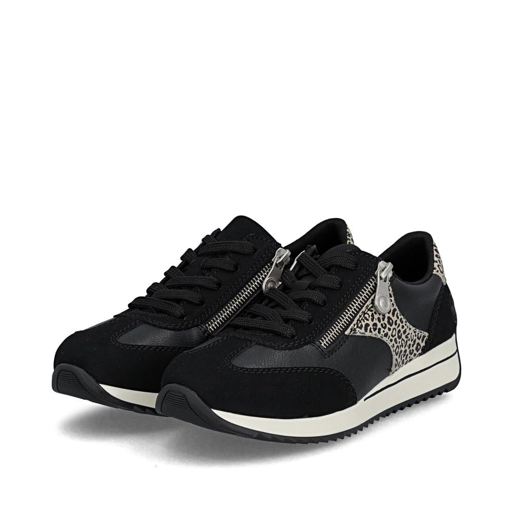 Rieker Damen Sneaker N1210, Frauen Schnürschuhe, lose Einlage