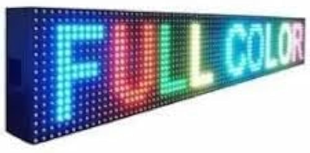 LED rgb Welcome Sign board, Programmable Display, L 4ft. W 1ft