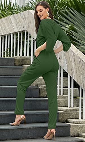 Image of KOH KOH Womens Short Sleeve Semi Formal Cocktail One Piece Jumpsuit Romper