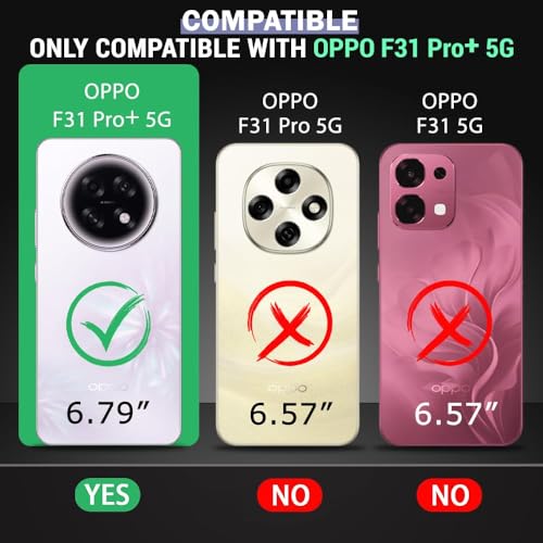 Image of TheGiftKart Liquid Silicon Back Cover Case for Oppo F31 Pro Plus 5G | Shockproof Military Grade Protection | Micro-Fibre Cloth On Inner Side | Built-in Anti-Slip Grip Back Cover Case (TPU, Black)