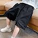 Kids Wide Leg Cargo Shorts Knee Length Baggy Summer Casual Elastic Waist Bermuda Shorts with Pockets for 5-15 Years