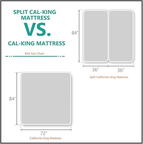 Miniatura 4 de Royal Tradition Juego de sábanas 100% satén de algodón, 340 hilos, tamaño California King dividido, para camas ajustables, color borgoña sólido (2