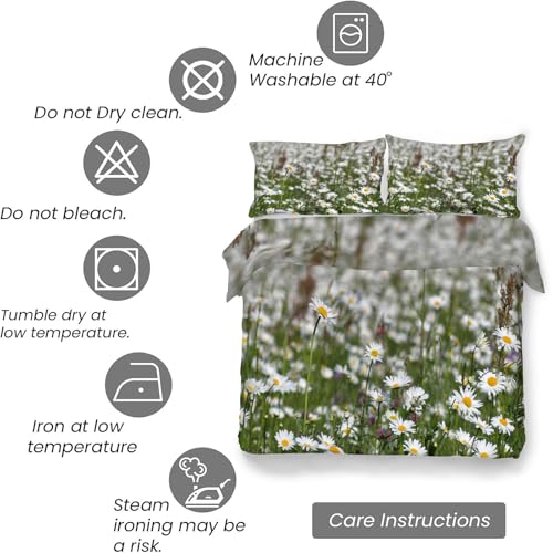 Housse de couette 90x190 douce lavable facilement pour lit d'adolescent