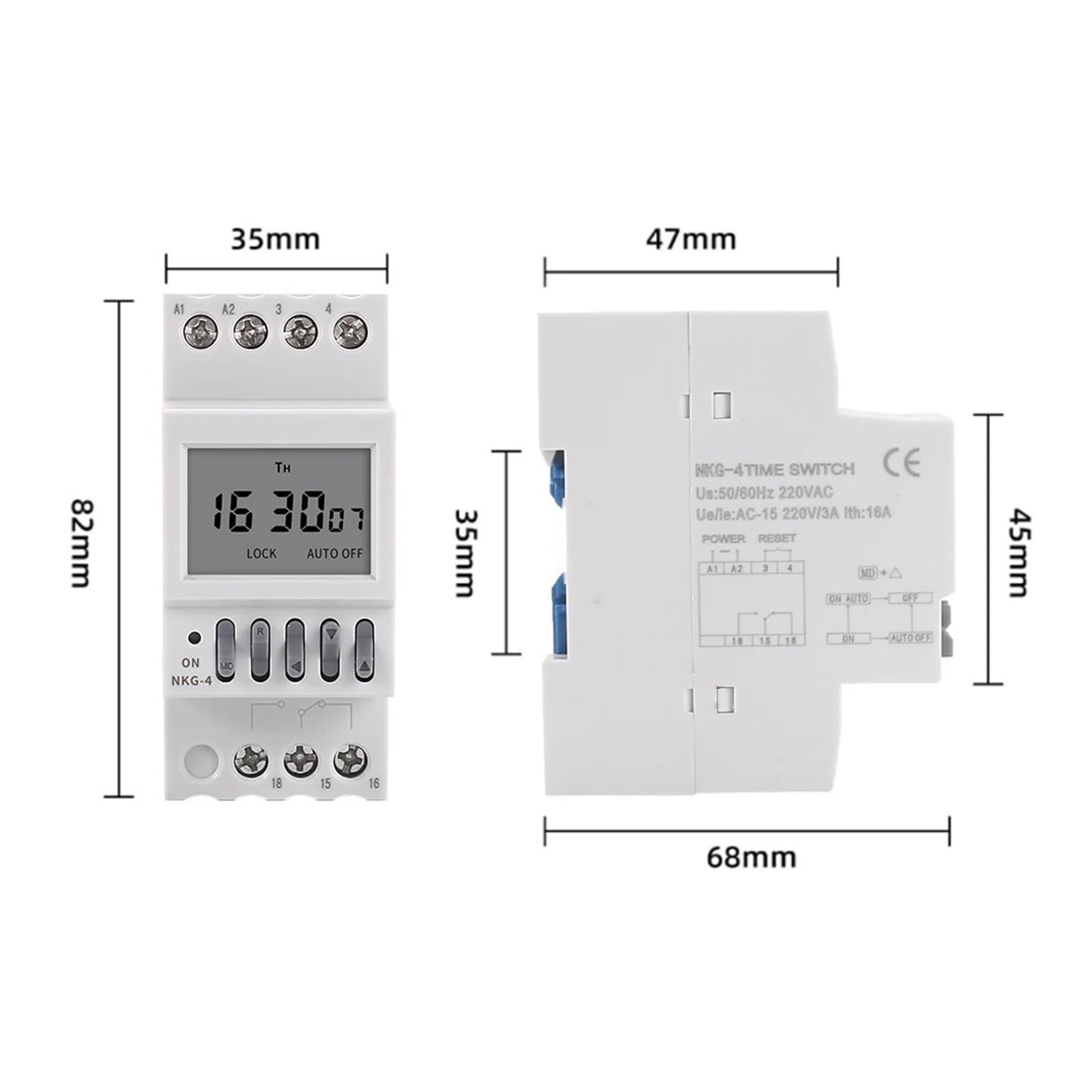 microcomputer Interruttore timer Interruttore timer su guida Din Controller campanello scolastico Interruttore orario elettronico programmabile settimanale digitale Timer suoneria automatica campanell
