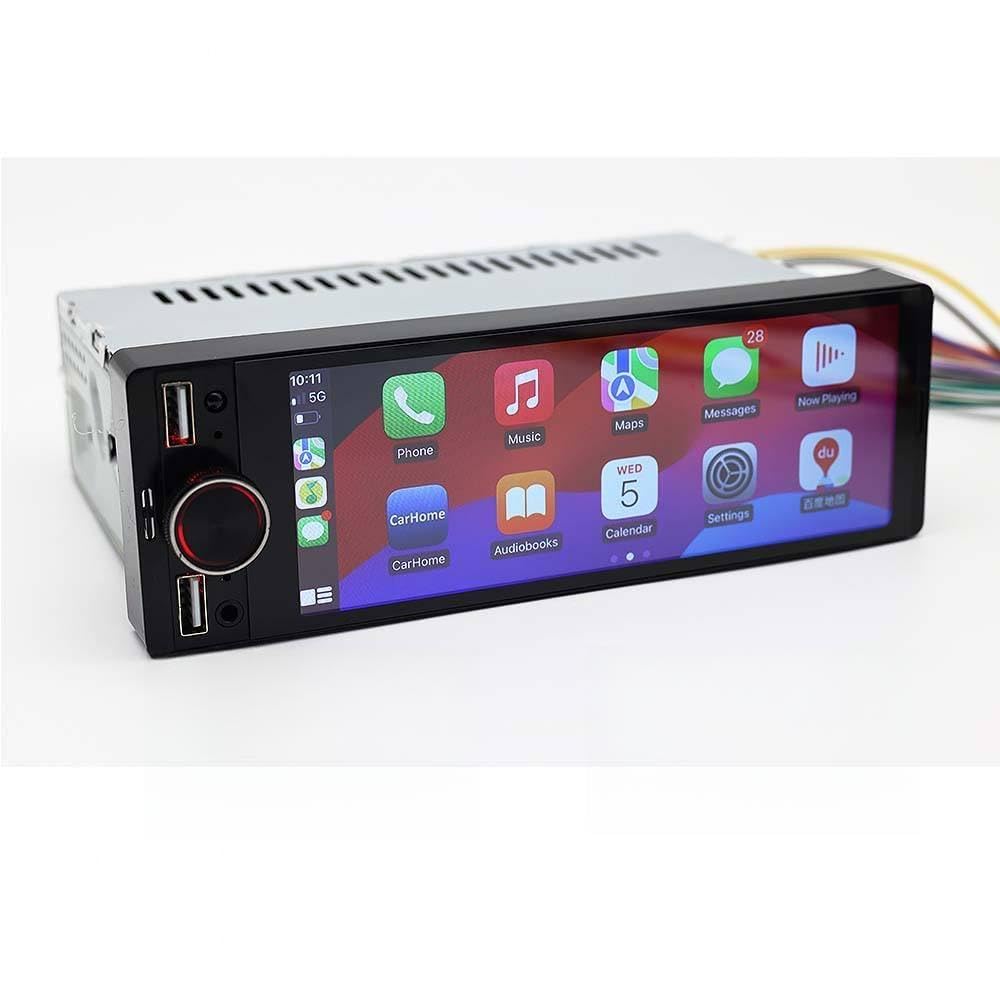 Single Din Car Stereo with Bluetooth, USB, FM Radio & AUX Support, Digital Car Music System with Remote Control, MP3 Player & LED Display Audio Receiver-image-44