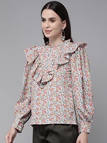 Image of Rare Women's Solid Regular Fit Blouse