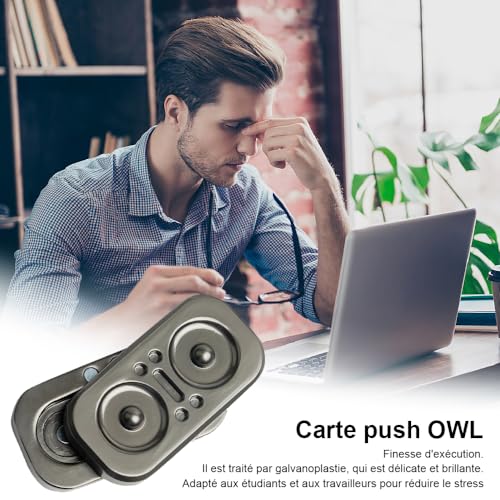 OBEST Fidget Slider Toy Adult Fidget Toys ADHD Autism Sensory Toys Three Forms Anxiety Stress Relief Toys Office Desk Toys Cool Stuff for Boyfriend and Father - Image 3
