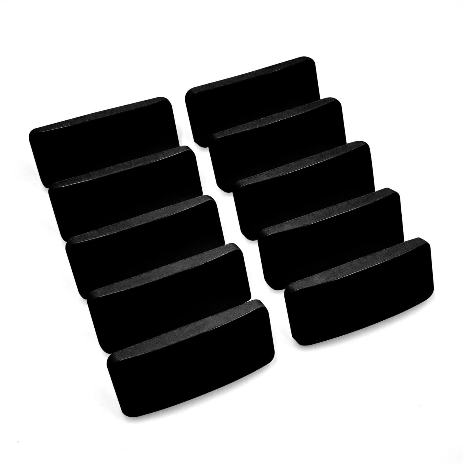 Cockspur Window Handle Striker Plate Wedges (10 Pack) - Black (5mm)