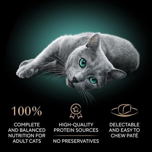 Image of SHEBA Perfect Portions Pate Wet Cat Food Trays (24 Count, 48 Servings), Savory Chicken, Roasted Turkey, and Tender Beef Entree, Easy Peel Twin-Pack Trays