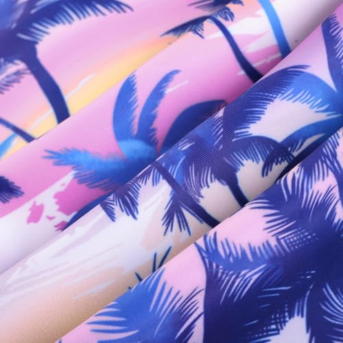 Image of GRACE KARIN Girls Rash Guard Swimsuit Short Sleeve Two Piece Bathing Suit 6-12Y