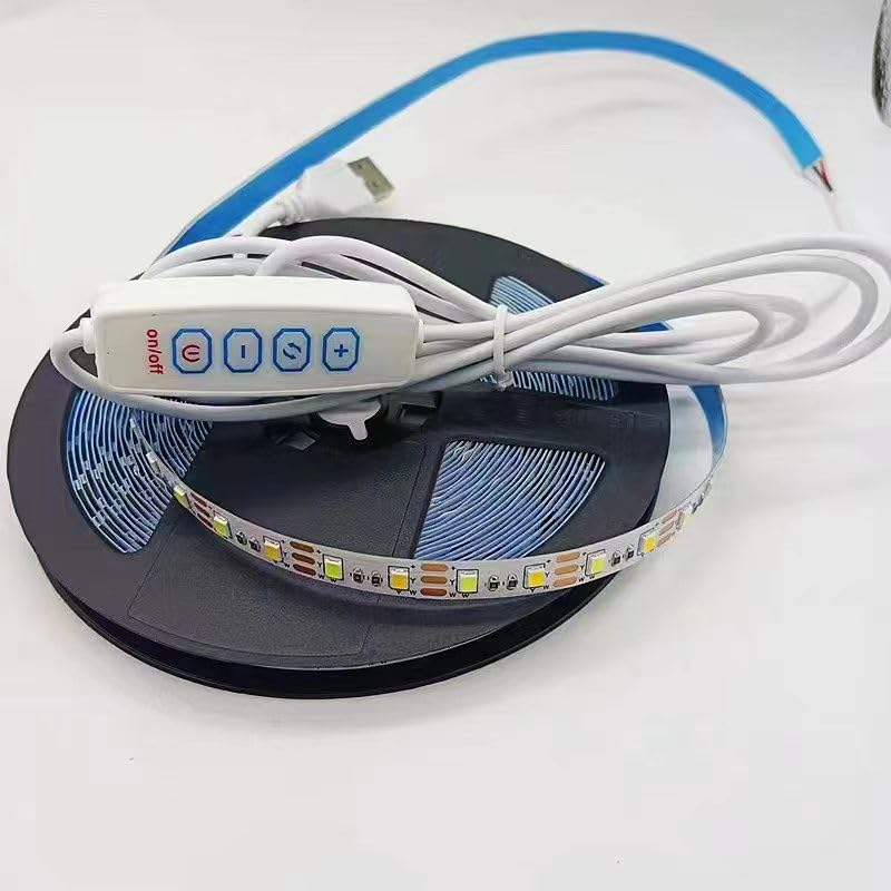Tira LED flexible 5V USB 16.4ft 600 LEDs regulable miniatura 4