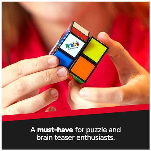 Rubik'S 6063962 Mini, Original 2X2 Rubik'S Cube 3D Puzzle Fidget Cube Stress Relief Fidget Toy Brain Teasers Travel Games thumb #2
